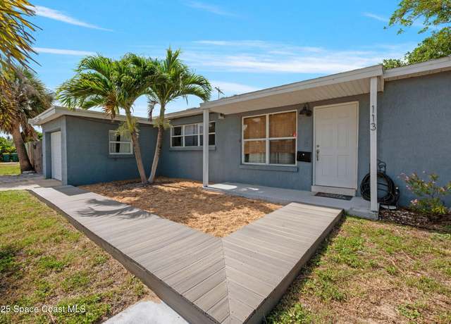 Property at 113 SE 2nd St, Satellite Beach, FL 32937, 3 beds, 2 baths