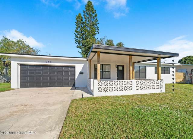 Property at 241 NE 3rd St, Satellite Beach, FL 32937, 3 beds, 1.5 baths