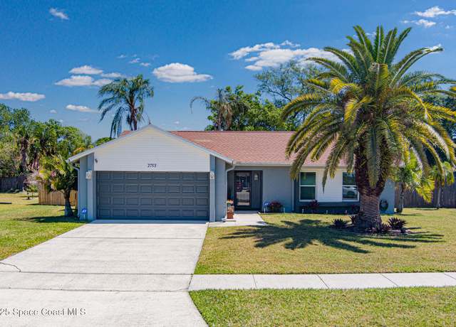 Property at 2753 Chapparal Dr, Melbourne, FL 32934, 3 beds, 2 baths