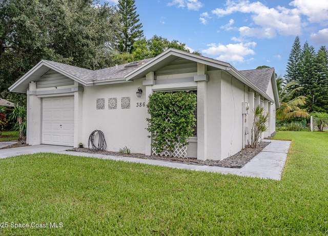 Property at 386 Myrtlewood Rd, Melbourne, FL 32940, 3 beds, 2 baths
