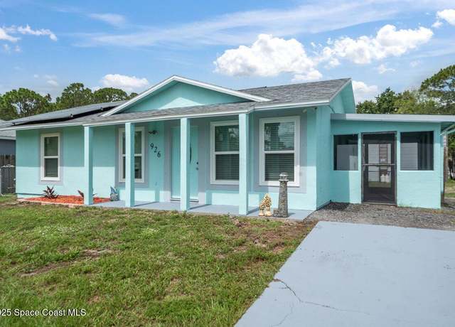 Property at 926 Caligula Ave SE, Palm Bay, FL 32909, 3 beds, 1 bath
