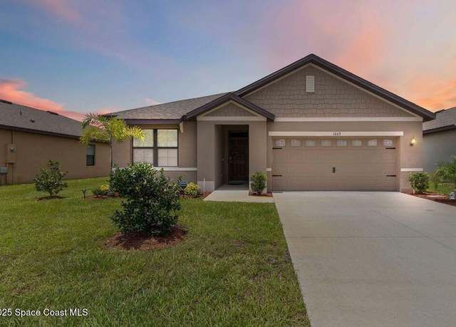 Property at 1669 Mineral Loop Dr NW, Palm Bay, FL 32907, 3 beds, 2 baths