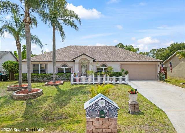 Property at 1250 Corning Ave NW, Palm Bay, FL 32907, 3 beds, 2 baths