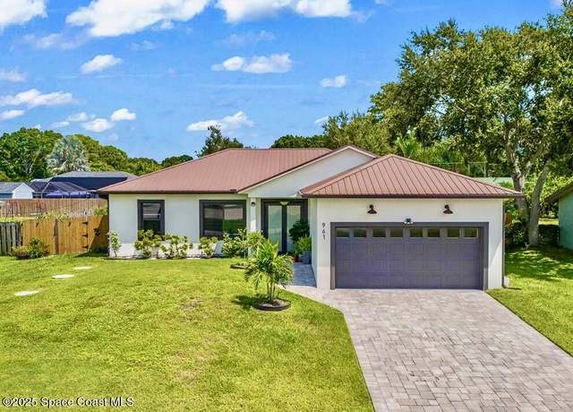 Property at 961 Crocus St NE, Palm Bay, FL 32907, 3 beds, 2 baths