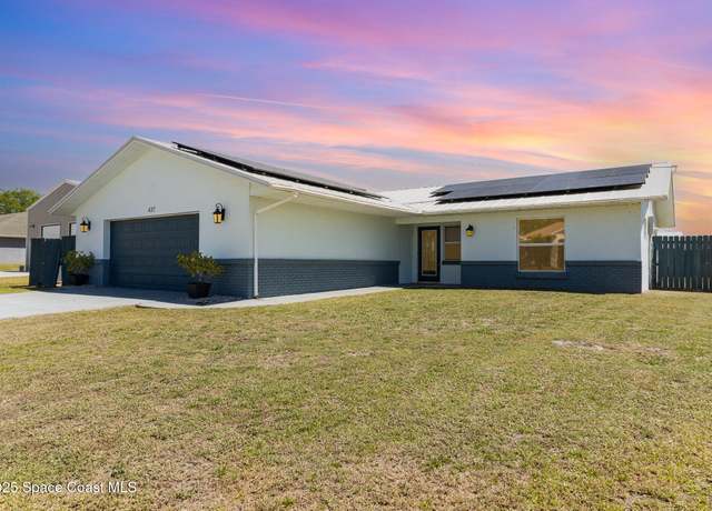 Property at 437 Veronica Ave NE, Palm Bay, FL 32907, 3 beds, 2 baths