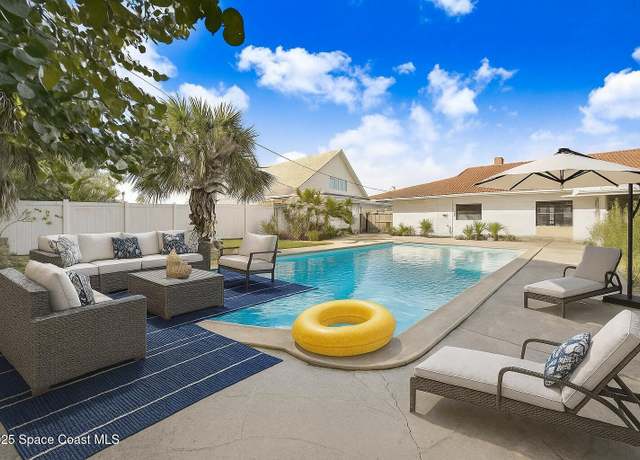 Property at 127 E Osceola Ln, Cocoa Beach, FL 32931, 3 beds, 2 baths