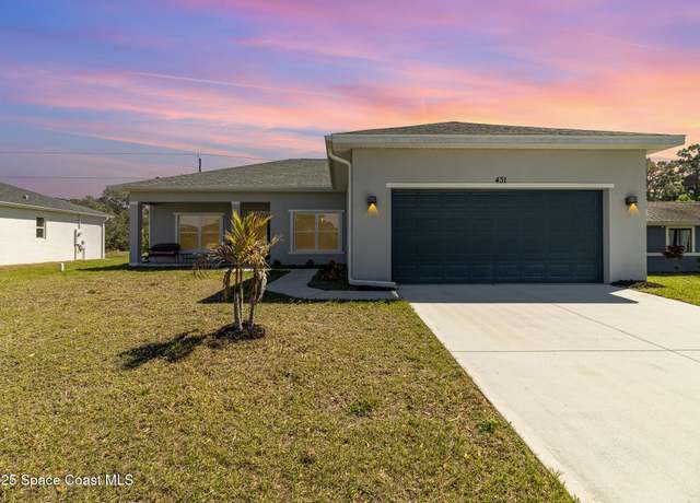 Property at 431 Bridgeport Ave NW, Palm Bay, FL 32907, 3 beds, 2 baths