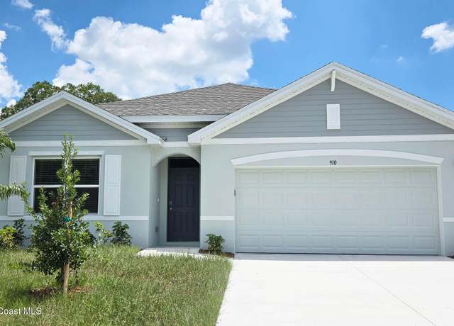 Property at 910 Zamora St SE, Palm Bay, FL 32909, 4 beds, 2 baths