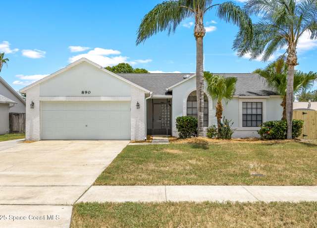 Property at 890 Yorktowne Dr, Rockledge, FL 32955, 3 beds, 2 baths
