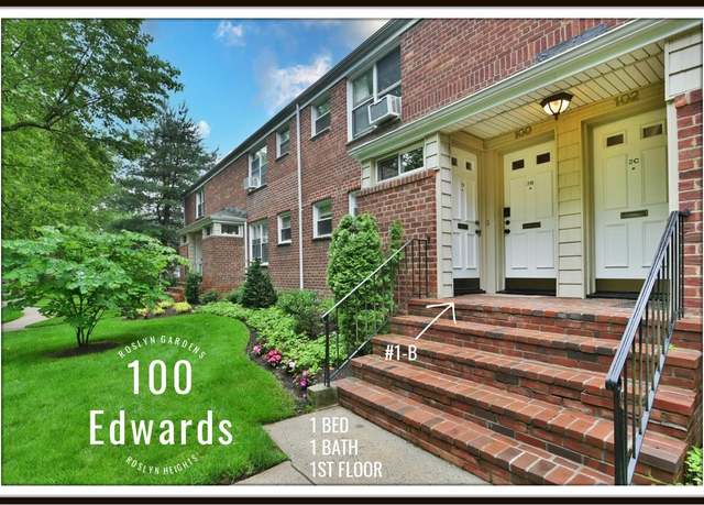 Property at 100 Edwards St Unit 1-B, Roslyn Heights, NY 11577, 1 bed, 1 bath