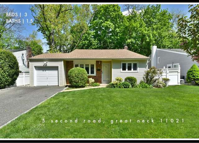 Property at 5 Second Rd, Great Neck, NY 11021, 3 beds, 1.5 baths