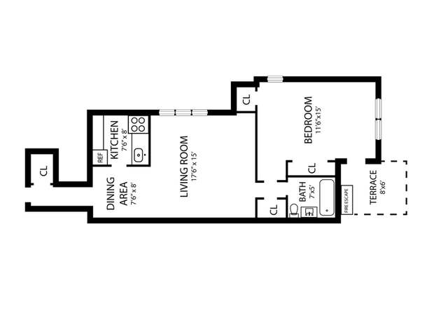 Property at 1111 Midland Ave Unit 6N, Bronxville, NY 10708, 1 bed, 1 bath