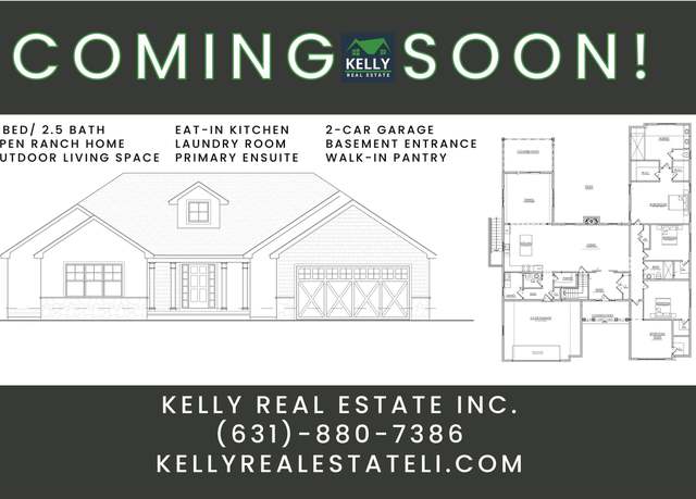 Property at 3 Colonels Path, Manorville, NY 11949, 4 beds, 2.5 baths