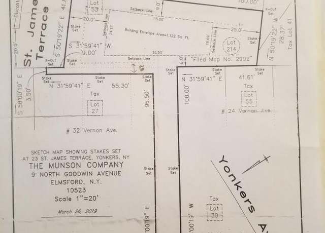 Property at 23 Saint James Ter, Yonkers, NY 10704