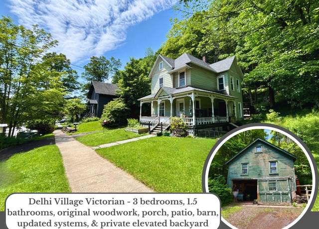 Property at 186 Main St, Delhi, NY 13753, 3 beds, 1.5 baths