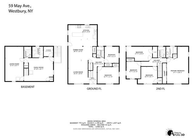 Property at 59 May Ave, Westbury, NY 11590, 6 beds, 4 baths