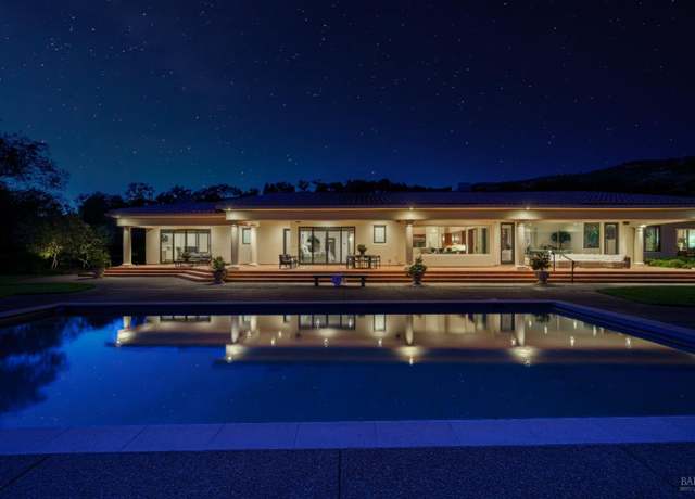 Property at 2300 Old Soda Springs Rd, Napa, CA 94558, 6 beds, 8.5 baths