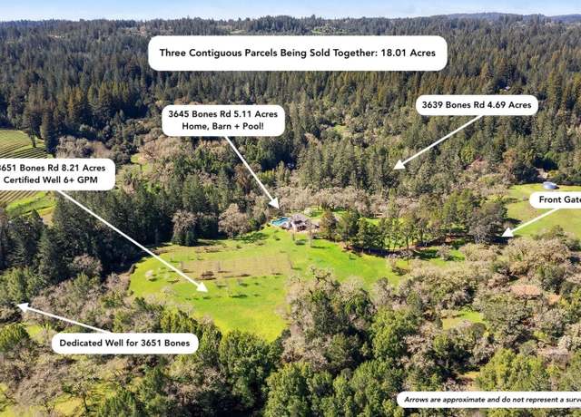 Property at 3651 Bones Rd, Sebastopol, CA 95472, 4 beds, 2 baths
