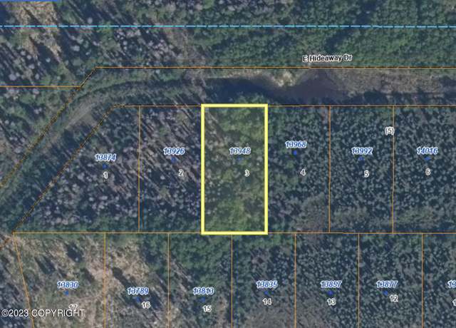 Property at 13948 E Hideaway Dr, Willow, AK 99688