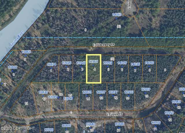 Property at 13968 E Hideaway Dr, Willow, AK 99688