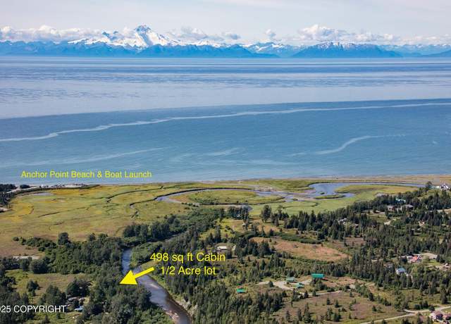 Property at 73842 Cuffel Ditton Rd, Anchor Point, AK 99556, 1 bed