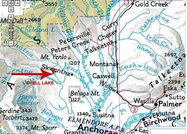 Property at 000 Shell Lake 49B, Skwentna, AK 99667