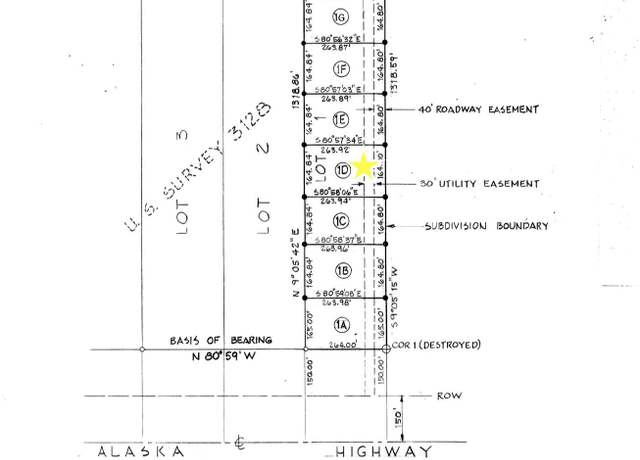 Property at Lot One ''D'' (1D) U.S. Survey No. 312, Tok, AK 99780