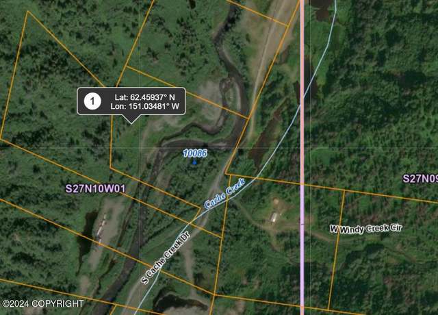 Property at 10086 S Cache Creek Dr, Trapper Creek, AK 99683