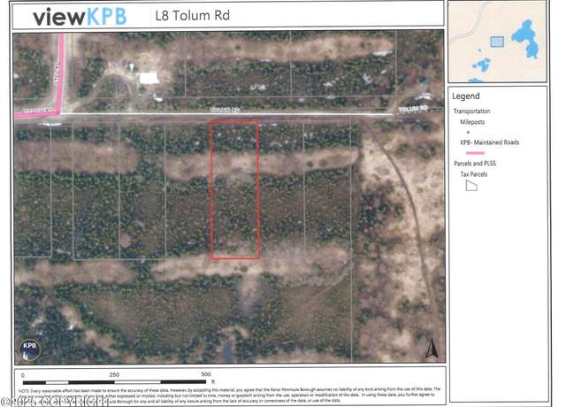 Property at L8 Tolum Rd, Kasilof, AK 99610