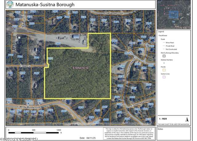 Property at 8001 E Dale Cir, Wasilla, AK 99654