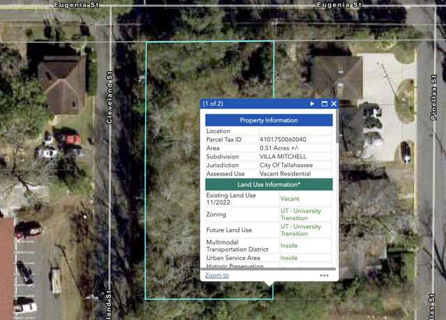Property at 0 Eugenia St, Tallahassee, FL 32310