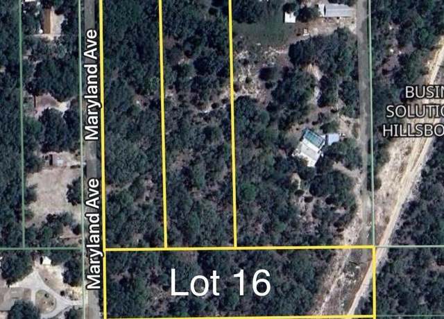 Property at 0 Maryland -lot 16 Ave, Brooksville, FL 34613