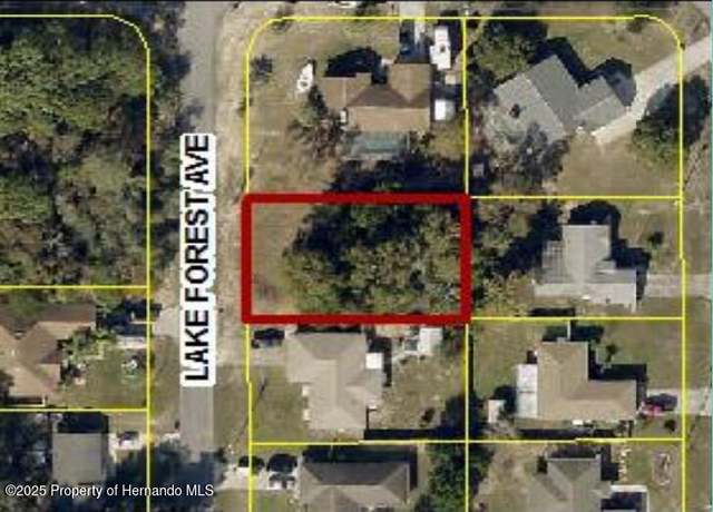 Property at 0 Lake Forest Ave, Spring Hill, FL 34609