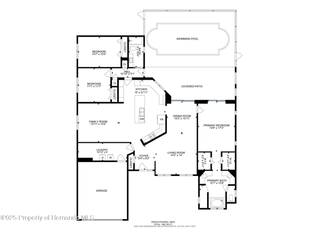 Property at 12340 Woodette Ct, Spring Hill, FL 34609, 3 beds, 2 baths