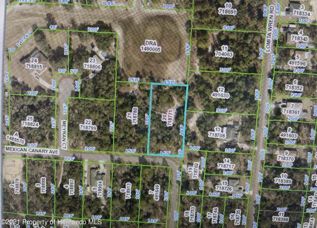 Property at 0 Mexican Canary Ave, Brooksville, FL 34614