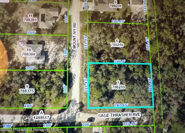 Property at 0 Mount Ivy Rd, Weeki Wachee, FL 34614