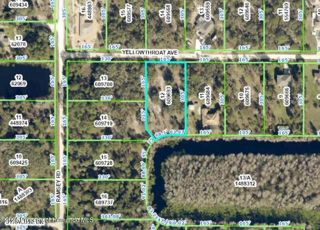 Property at 9444 Yellowthroat Ave, Weeki Wachee, FL 34614