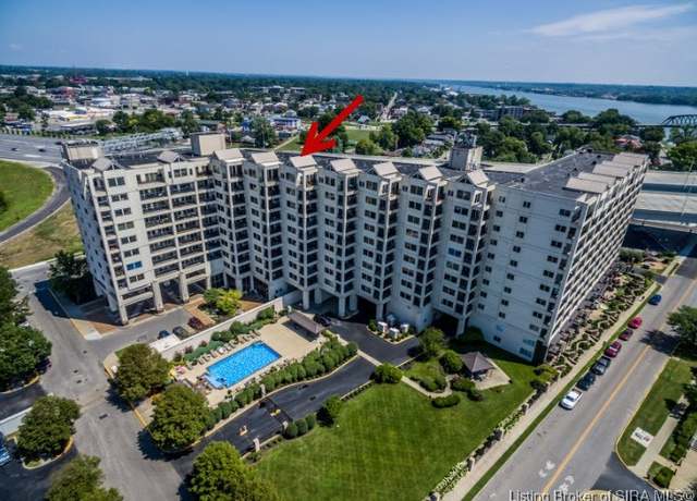 Property at 1 Riverpointe Plz #1107, Jeffersonville, IN 47130, 1 bed, 2 baths