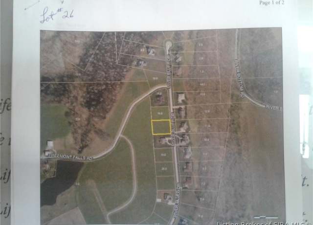 Property at 3186 S River Bluff Dr, Hanover, IN 47243