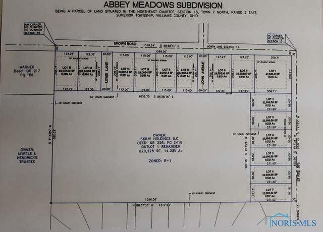 Property at 1529 Maplehurst (lot 6) Ave, Montpelier, OH 43543