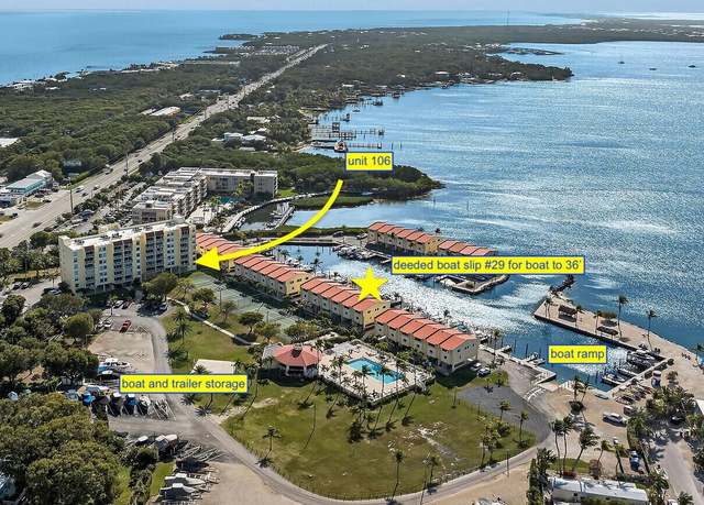Property at 88540 Overseas Hwy Unit 106 and boat slip 29, Plantation Key, FL 33070, 3 beds, 2 baths