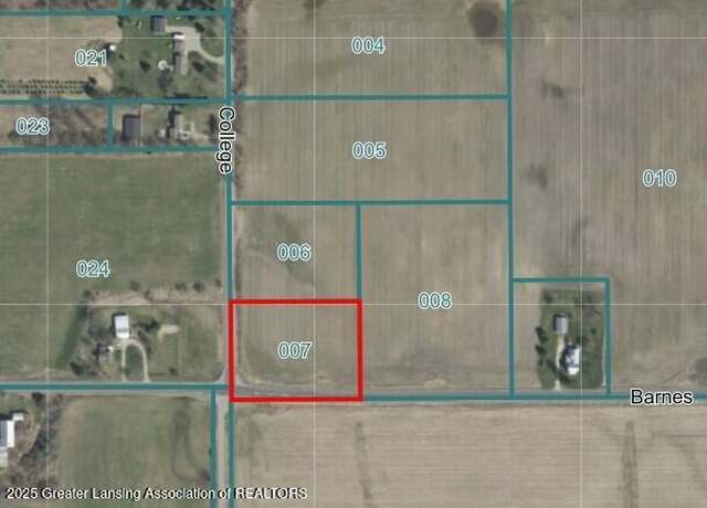 Property at V/L W Barnes Rd, Mason, MI 48854