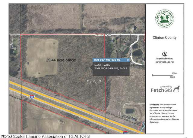 Property at 29.44 W Mccrumb Rd, Eagle, MI 48822