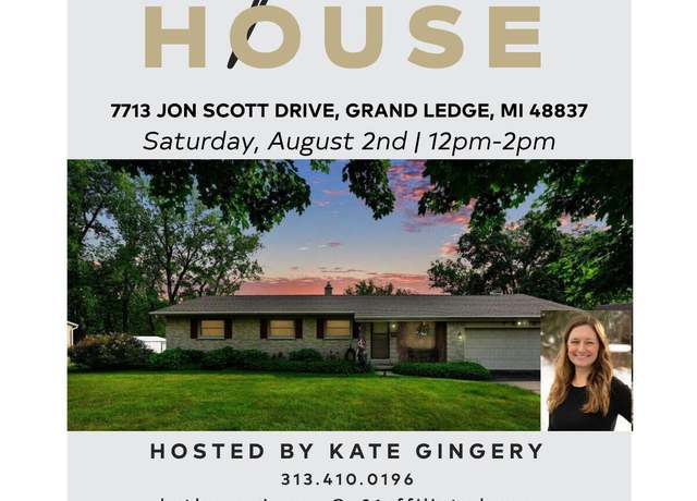 Property at 7713 Jon Scott Dr, Grand Ledge, MI 48837, 4 beds, 1.5 baths