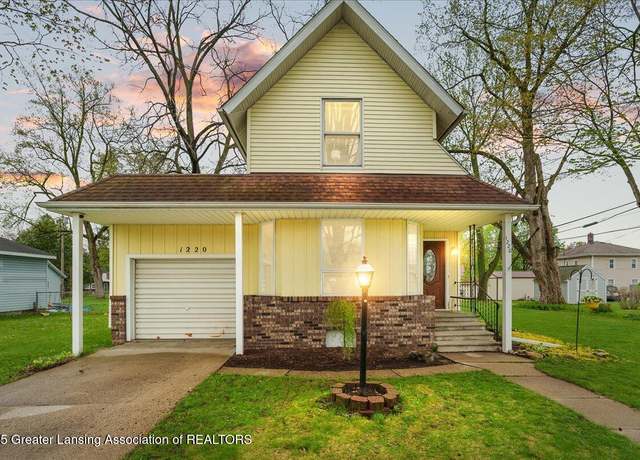 Property at 1220 Pearl St, Lake Odessa, MI 48849, 3 beds, 1 bath