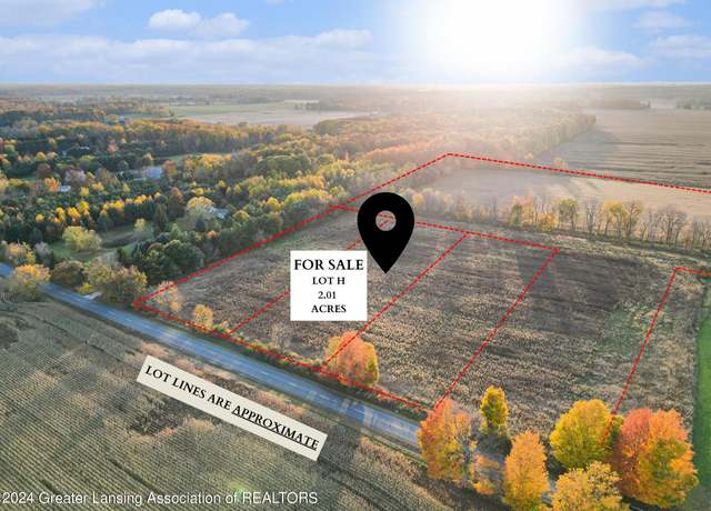 Property at V/L S Edgar Road Lot H, Mason, MI 48854