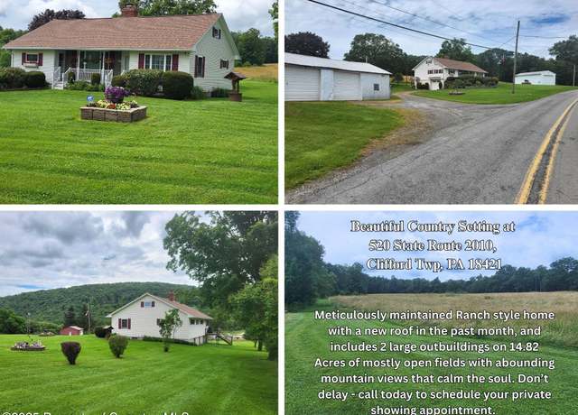Property at 520 State Route 2010, Clifford Twp, PA 18421, 2 beds, 2 baths