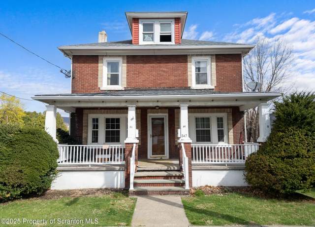 Property at 347 Orchard St, Old Forge, PA 18518, 4 beds, 2 baths