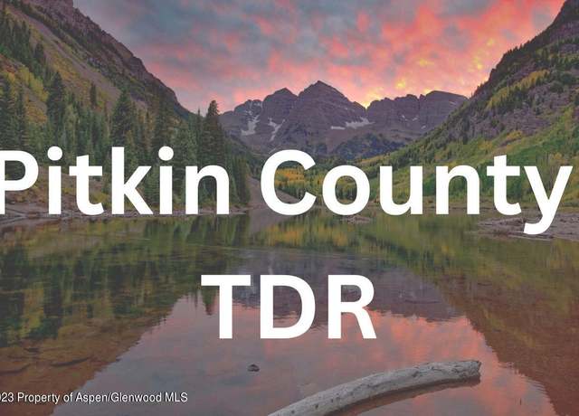 Property at TDR Pitkin County TDR, Aspen, CO 81611