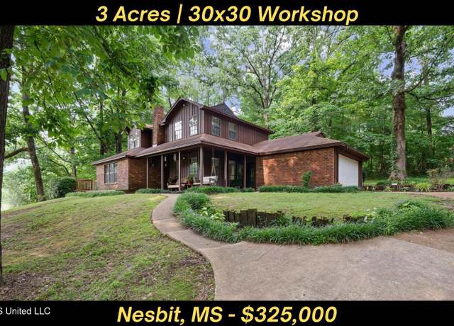 Property at 4450 Red Oaks Dr, Nesbit, MS 38651, 4 beds, 2 baths